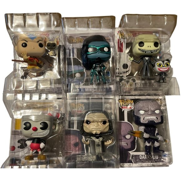 Funko Pop! - Desaad Minn-Erva Jack & Vampire Teddy Cuphead Aang w/ Momo Darkseid - Picture 2 of 8